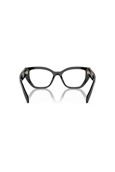 Prada Woman Irregular Eyeglasses- Pr A16v - Lense Size:53mm - Black