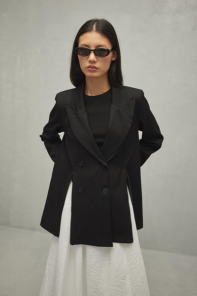 Fahhar Zippered Jacket Black