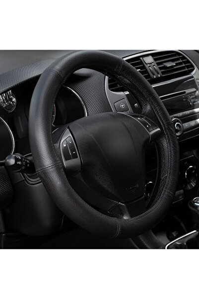 Umbrella Husa Volan Piele Naturala Negru 49-51 Cm