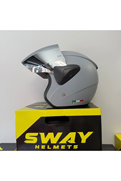 Sway 733 NARDO GRİ AYNALI VİZÖR