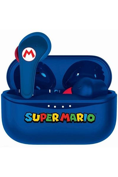 OTL Casti True Wireless OTL Super Mario Blue, Microfon, Bluetooth 5.0 (Albastru)