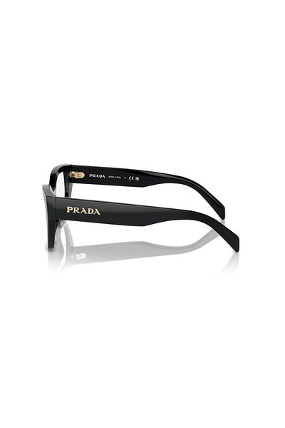 Prada Woman Irregular Eyeglasses- Pr A16v - Lense Size:53mm - Black