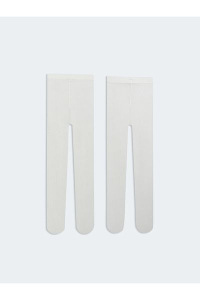 LC Waikiki Basic Girl's Pantyhose 2 Pack