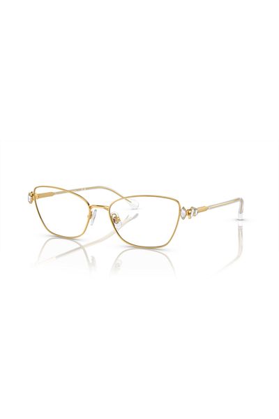 Swarovski Woman Pillow Eyeglasses- Sk 1006 - Lense Size:53mm - Gold