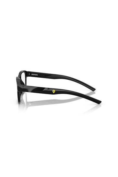 Ferrari Scuderia Unisex Square Eyeglasses- Fz 8017u - Lense Size:53mm - Black