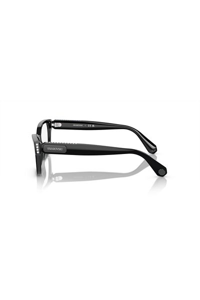 Swarovski Woman Rectangle Eyeglasses- Sk 2013 - Lense Size:52mm - Black/grey
