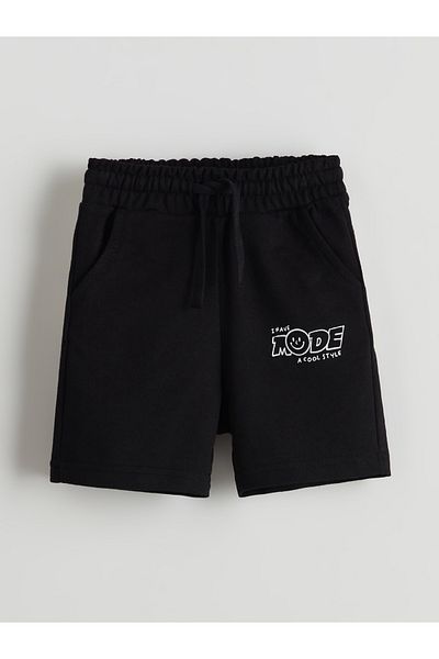 LC Waikiki Elastic Waist Printed Baby Boy Shorts