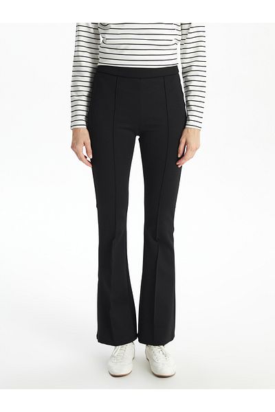 LC Waikiki Pantaloni slim cu picioare spaniole pentru femei