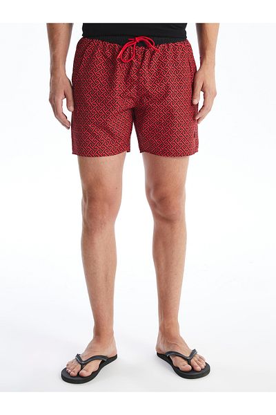 LC Waikiki Kurze gemusterte Herren-Badeshorts