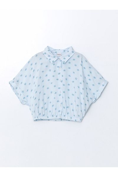 LC Waikiki Bluză crop pentru fetiță cu flori