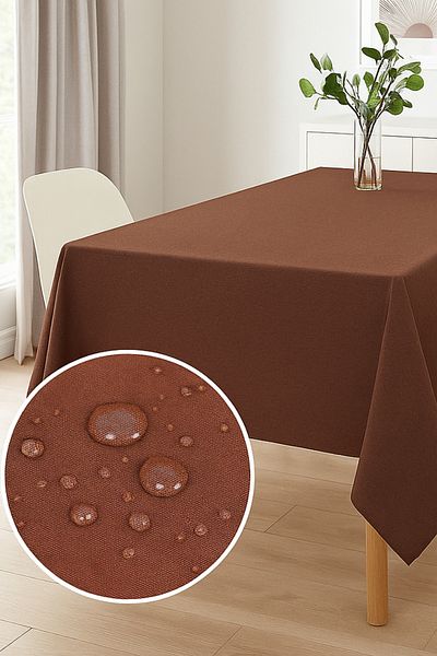 KAMİZ Duck Fabric Table Cloth - Water and Stain Repellent |   Durable, Modern Design