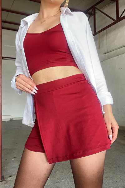 moddosa fashion FUSTA MINI SHORT ACOPERITA