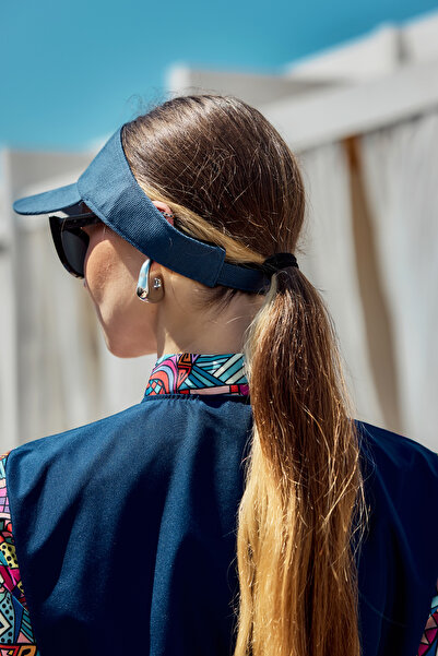 Remsa Mayo Adjustable Visor Tennis Golfer Hat Sunscreen Visor Rş-109 Indigo