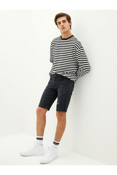 LC Waikiki Ανδρικό τζιν σορτς Slim Fit