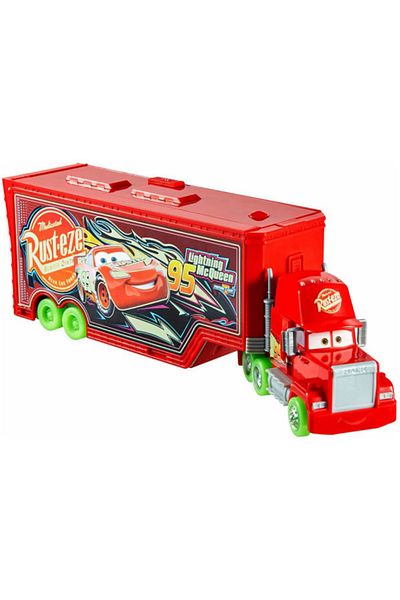 mattel Disney Cars Glow Racers Playset - Mack Service Truck 2 in 1
