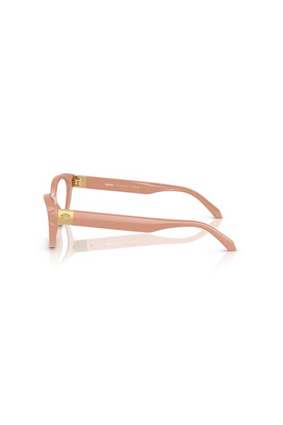 Versace Woman Cat Eye Eyeglasses- Ve 3356 - Lense Size:53mm - Beige Camel