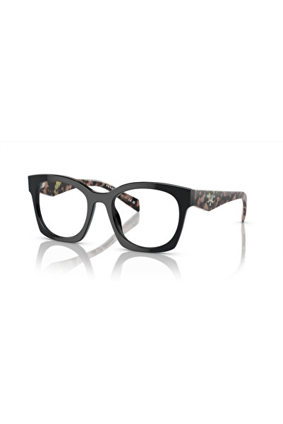 Prada Woman Irregular Eyeglasses- Pr A05v - Lense Size:50mm - Black
