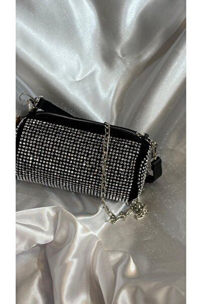 LOVELYSTORE Taşlı Kadın Abiye Çanta Kısa ve Uzun Askılı