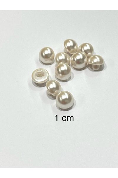 karantuhafiye Pearl Button Blouse Button Set of 10 Cream