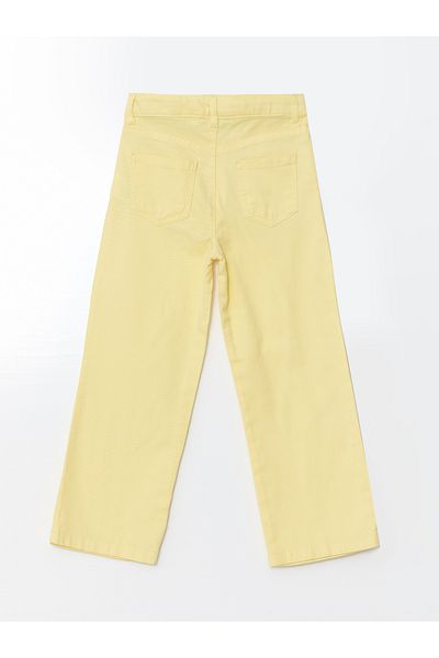 LC Waikiki Girl's Jeans Pants with Adjustable Elastic Waist