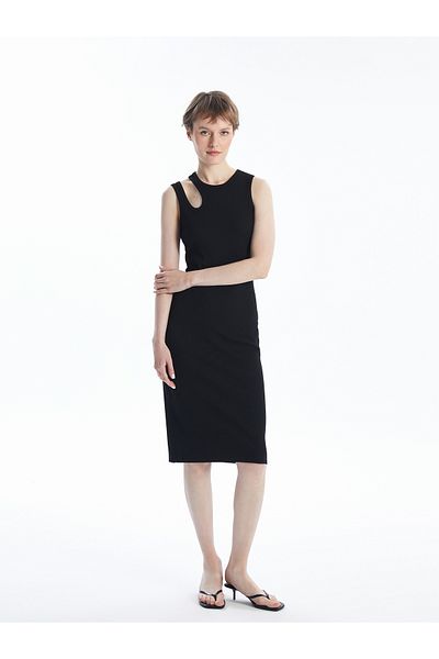 LC Waikiki Rochie bodycon pentru femei cu decolteu cu fereastră