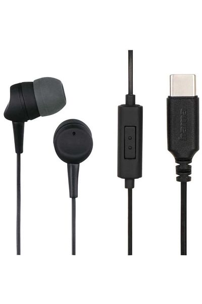 Hama Casti Stereo Hama Sea, Microfon (Negru)