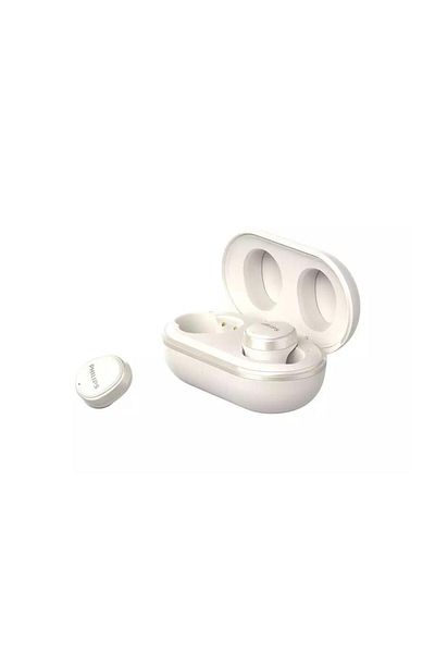 Philips Casti True Wireless Philips TAT4556WT/00, IPX4, ANC, Microfon (Alb)