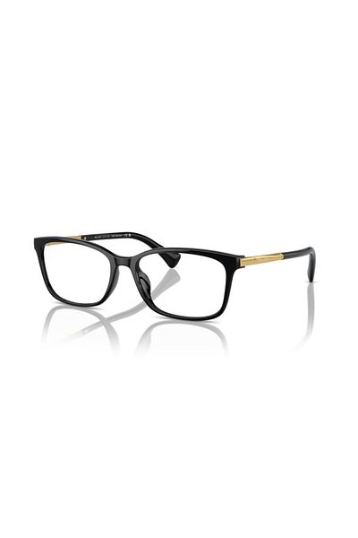 Ralph Unisex Pillow Eyeglasses- Ra 7160u - Lense Size:55mm - Shiny Black