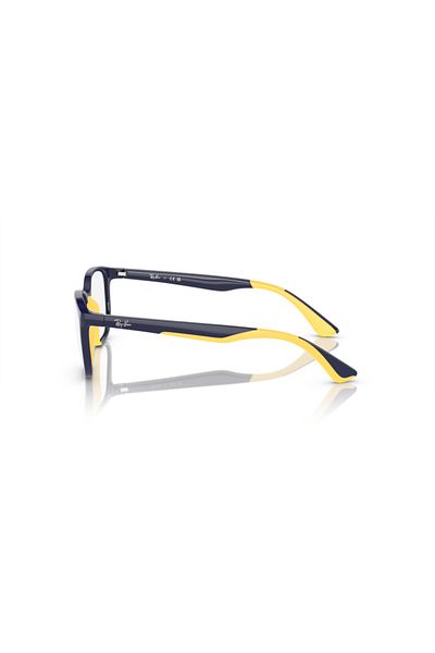 Ray-Ban Ray Ban Jr. Vista Unisex Square Eyeglasses- Rb 9078v - Lense Size:48mm - Dark Blu On Rubber Yellow