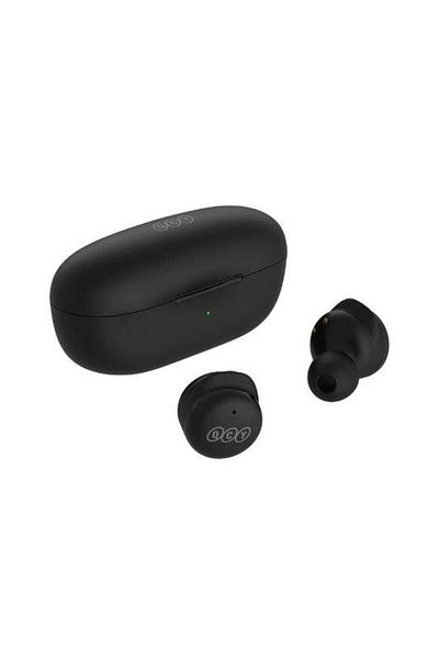 QCY Casti True Wireless QCY T17, Bluetooth, Control Tactil, Microfon (Negru)