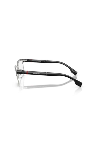 BURBERRY Man Rectangle Eyeglasses- Be 1348 - Lense Size:55mm - Silver/matte Black