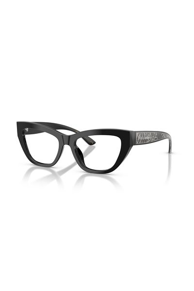 Dolce&Gabbana Dolce & Gabbana Woman Cat Eye Eyeglasses- Dg 3412 - Lense Size:51mm - Black