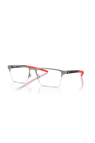 Ferrari Scuderia Man Square Eyeglasses- Fz 7001 - Lense Size:55mm - Gunmetal Brushed
