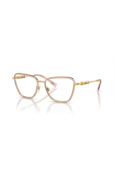 Versace Woman Butterfly Eyeglasses- Ve 1292 - Lense Size:54mm - Grey Transparent