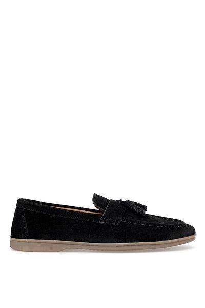 Ayakkabı Fuarı Elit Slatm01N Men's Genuine Leather Casual Shoes Black