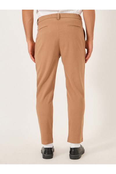 Take Two By Styli Solid Slant Pocket Pleated Relaxed Fit Pants