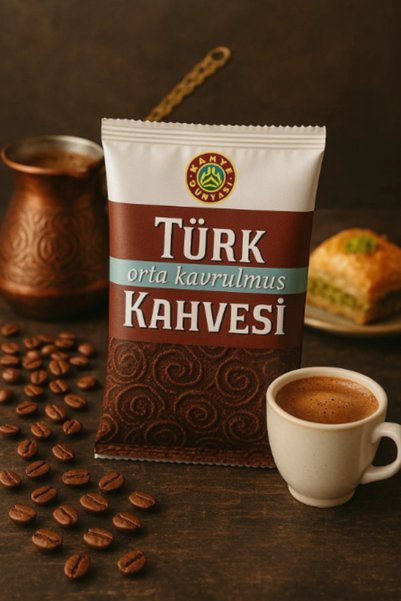 Kahve Dünyası Orta Kavrulmuş Türk Kahvesi 100 Gr x 2'li Ekonomik Paket