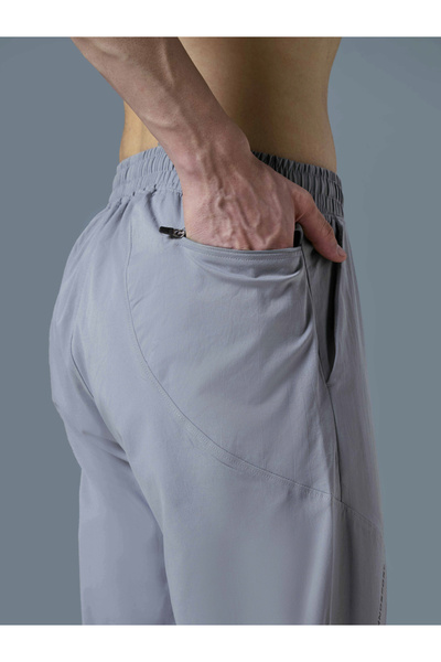 Technosport By Styli Solid Mid Rise Stretch Trackpants