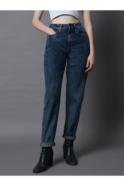 High Star By Styli High Rise Regular Fit Jeans