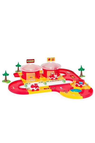Wader Garaj pentru pompieri 3D Kid Cars pe o lungime de 3,1m - Wader
