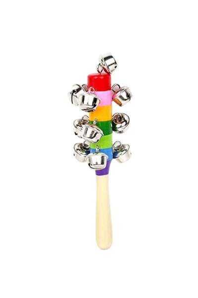 huitich ألعاب مطبخ عالية الجودة للأطفال على شكل جرس يدوي متعدد الألوان