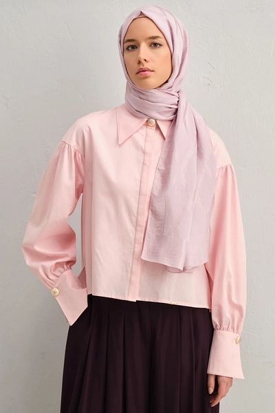 Armine Lyocell Silk Shawl 1002-1 Geometric Pattern Lilac-1113-15