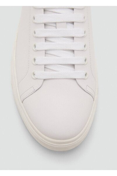 MANGO Man Deri parçalı spor ayakkabı