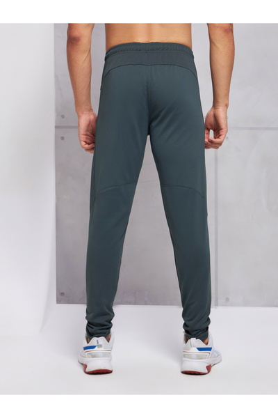 Technosport By Styli Solid Mid Rise Stretch Trackpants