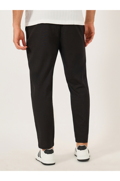 Take Two By Styli Solid Flat Front Relaxed Fit Pants