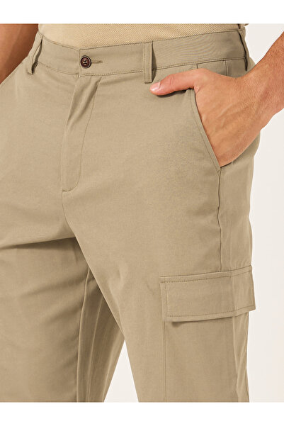 Take Two By Styli Solid Slant Pocket Relaxed Fit Cargo Pants