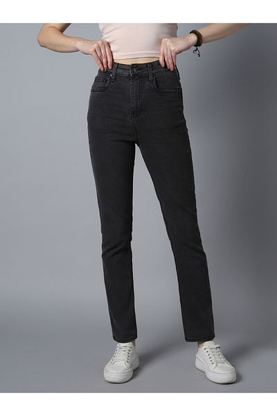 High Star By Styli High Rise Ankle Length Jeans