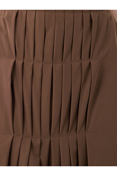 Take Two By Styli Solid Front Pleated Detail Maxi Skirts