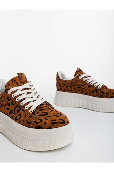 Kalapod Pantofi sport dama leopard din material textil Lumpia