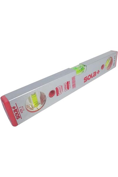 SOLA AZB 30 Spirit Level 30cm with Heavy Duty Aluminum Body and 3 Vials for Carpentry & Masonry